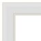 Amanti Art Non-Beveled Wall Mirror, Flair Polished Nickel Frame